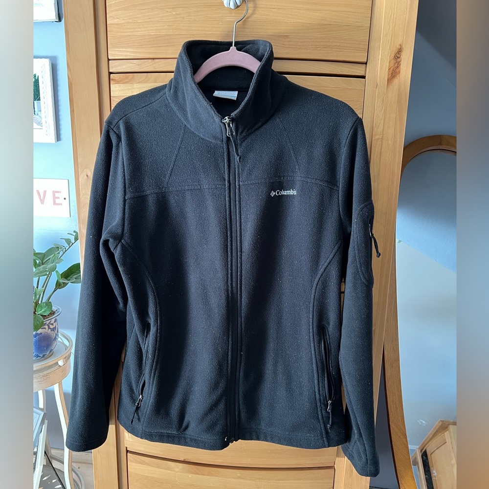 Columbia Women’s Black Fast Trek II Full Zip Fleece Jacket